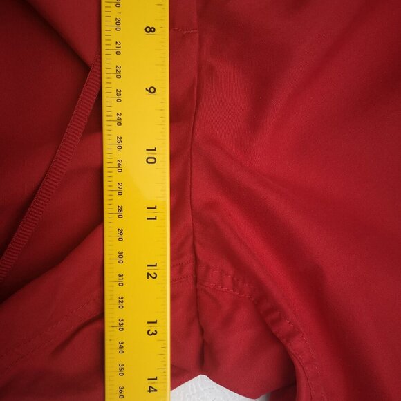 Izod Ladies Size 12 X-tra Dry Ankle Length Red Straight Wide Legs Golf Pants - Picture 11 of 12